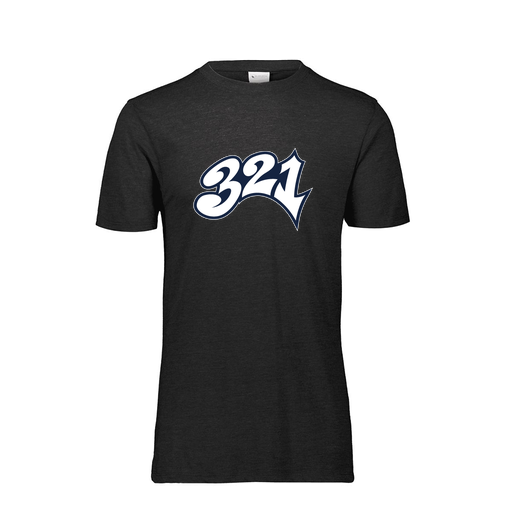 [FTSCUBBK-AS-LOGO3] Decker Men's Tri-Blend T-Shirt - Short Sleeve (Adult S, Black, Logo 3)