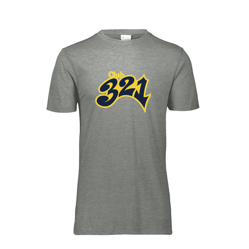 [FTSCUBGY-AS-LOGO1] Decker Men's Tri-Blend T-Shirt - Short Sleeve (Adult S, Gray, Logo 1)