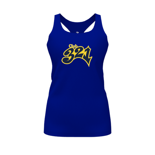 [FT0TRBRY-FYS-LOGO1] Decker Racerback Tank Top (Female Youth S, Royal, Logo 1)