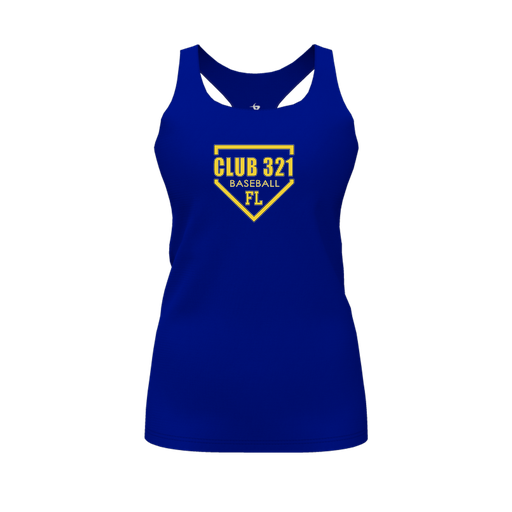 [FT0TRBRY-FYS-LOGO2] Decker Racerback Tank Top (Female Youth S, Royal, Logo 2)