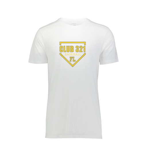 [FTSCUBWH-AS-LOGO2] Decker Men's Tri-Blend T-Shirt - Short Sleeve (Adult S, White, Logo 2)
