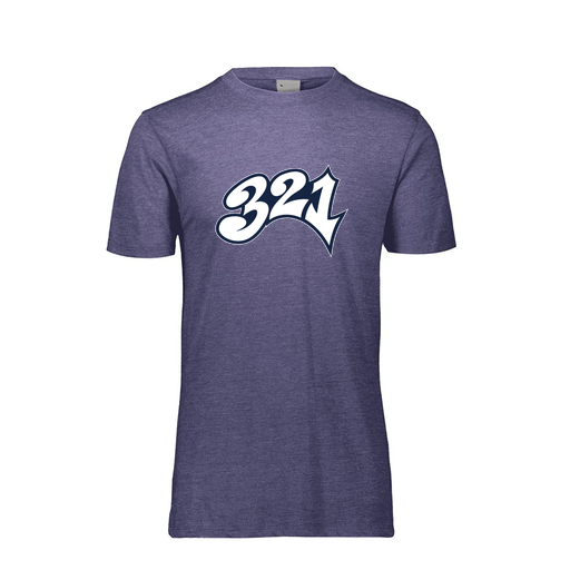 [FTSCUBRY-AS-LOGO3] Decker Men's Tri-Blend T-Shirt - Short Sleeve (Adult S, Royal, Logo 3)