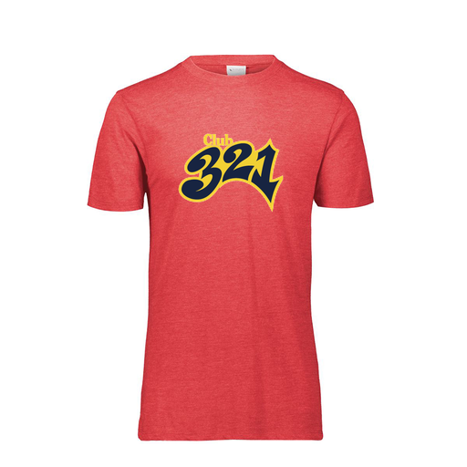 [FTSCUBRD-YS-LOGO1] Decker Youth Tri-Blend T-Shirt - Short Sleeve (Youth S, Red, Logo 1)