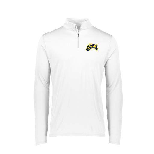 [FTLQFLWH-FAXS-LOGO1] Decker Women's Flex-Lite 1/4 Zip Shirt (Female Adult XS, White, Logo 1)