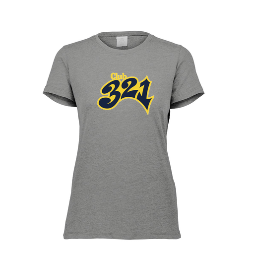 [FTSCUBGY-FAXS-LOGO1] Decker Women's Tri-Blend T-Shirt - Short Sleeve (Female Adult XS, Gray, Logo 1)