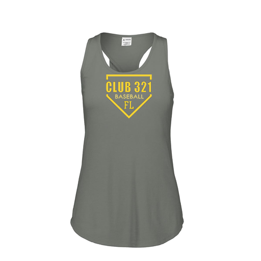 [3078.013.S-LOGO2] Ladies Tri Blend Tank Top (Female Adult S, Gray, Logo 2)