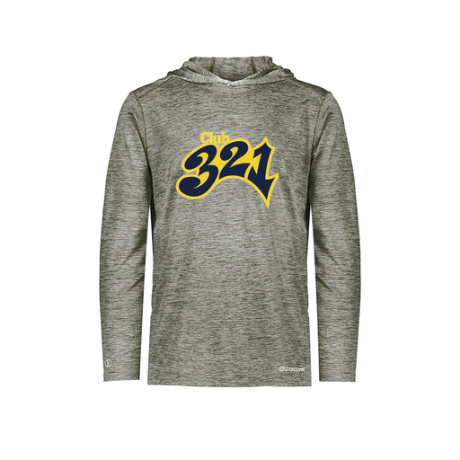 [FOLHCGGY-AS-LOGO1] Decker Men's Charge Hoodie (Adult S, Gray, Logo 1)