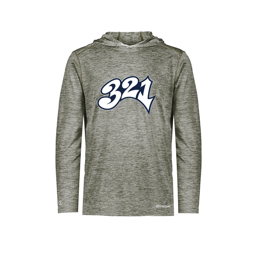[FOLHCGGY-AS-LOGO3] Decker Men's Charge Hoodie (Adult S, Gray, Logo 3)