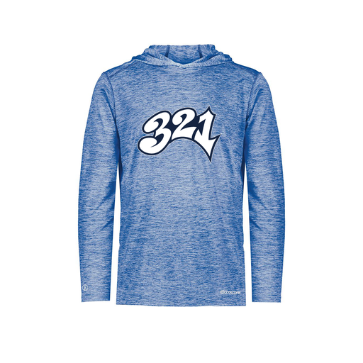 [FOLHCGRY-YS-LOGO3] Decker Youth Charge Hoodie (Youth S, Royal, Logo 3)