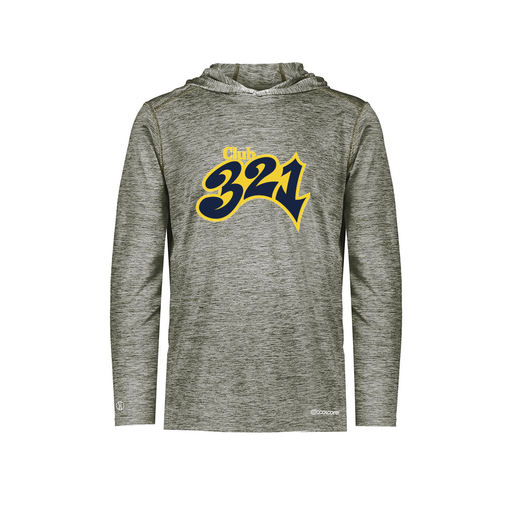 [FOLHCGGY-YS-LOGO1] Decker Youth Charge Hoodie (Youth S, Gray, Logo 1)