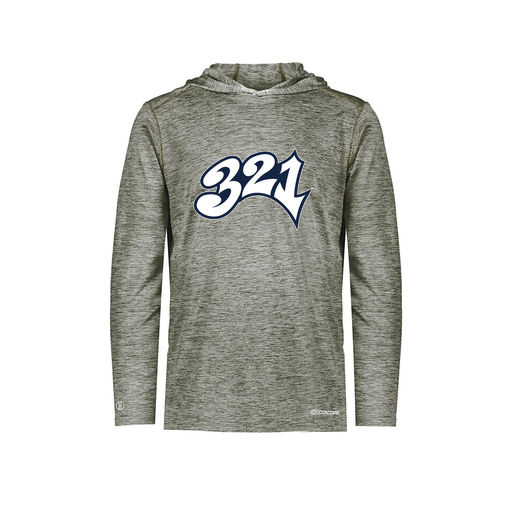 [FOLHCGGY-YS-LOGO3] Decker Youth Charge Hoodie (Youth S, Gray, Logo 3)