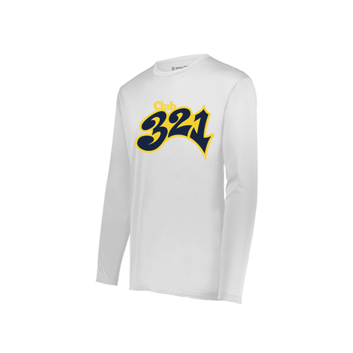 [222822.005.XS-LOGO1] Men's LS Smooth Sport Shirt (Adult XS, White, Logo 1)