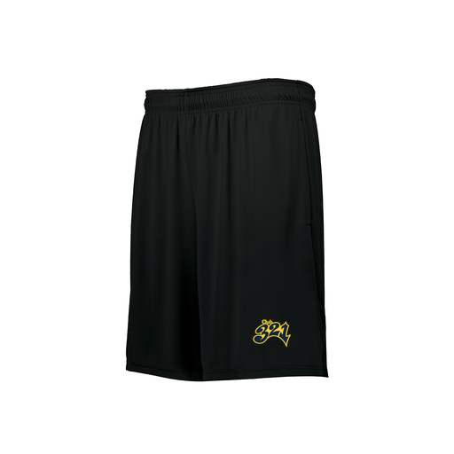 [229511.080.XS-LOGO1] Decker Men's Swift Short (Adult XS, Black, Logo 1)
