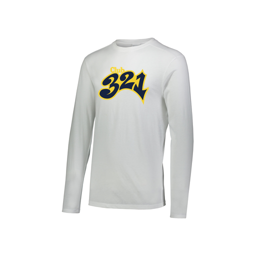 [FTLCUBWH-YS-LOGO1] Decker Youth Tri-Blend T-Shirt - Long Sleeve (Youth S, White, Logo 1)