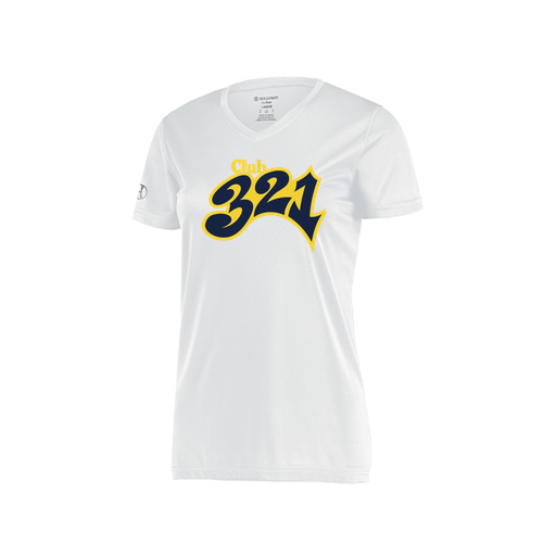 [222820.005.S-LOGO1] Ladies Movement Dri Fit Shirt (Female Adult S, White, Logo 1)