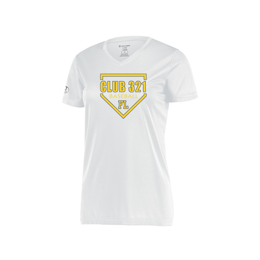 [222820.005.S-LOGO2] Ladies Movement Dri Fit Shirt (Female Adult S, White, Logo 2)