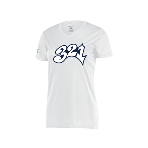 [222820.005.S-LOGO3] Ladies Movement Dri Fit Shirt (Female Adult S, White, Logo 3)